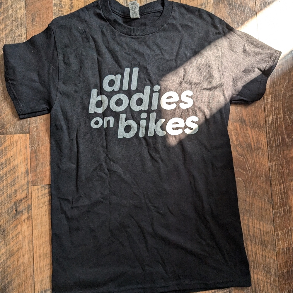 All bodies on bikes shirt